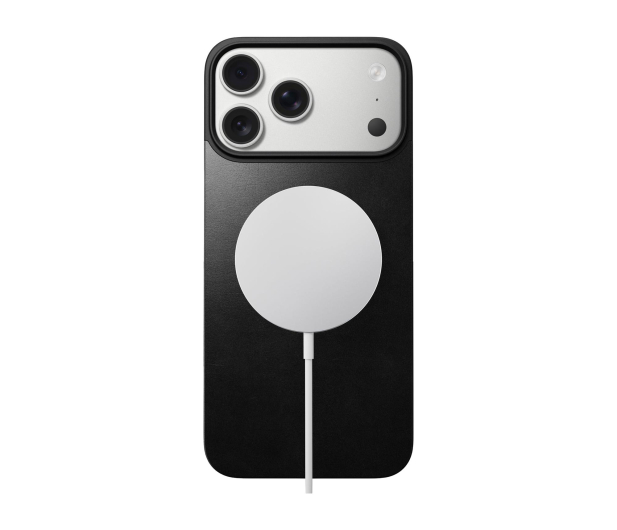 Nomad Magnetic Leather Back na iPhone 17 Pro Max MagSafe black - 1362284 - zdjęcie 4